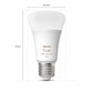 Philips Hue White and Color Ambiance E27 806 Lumen - 2-Pack - Slimme LED Lampen
