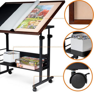 Becko - Jigsaw Puzzelbord - puzzeltafel - in hoogte verstelbaar - 1500 stuks