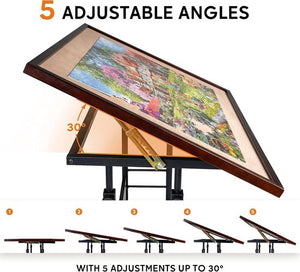 Becko - Jigsaw Puzzelbord - puzzeltafel - in hoogte verstelbaar - 1500 stuks