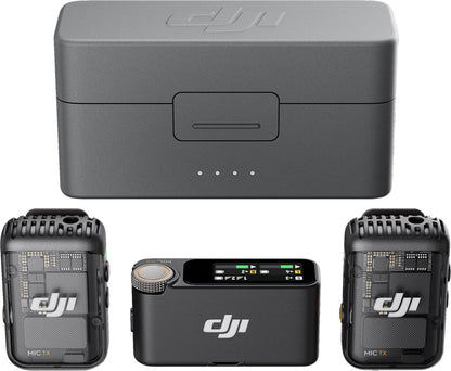 DJI Mic 2 Draadloze Microfoon Set (2 TX + 1 RX + Charging Case)