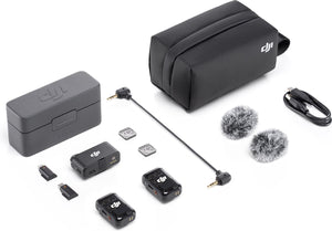 DJI Mic 2 Draadloze Microfoon Set (2 TX + 1 RX + Charging Case)
