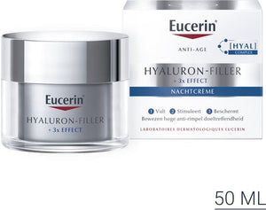 Eucerin Hyaluron-Filler + 3x EFFECT Anti-Aging Nachtcrème 50 ml