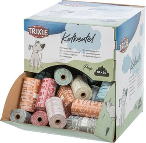Trixie Poepzakjes Display Assorti – 70 rollen x 20 zakjes
